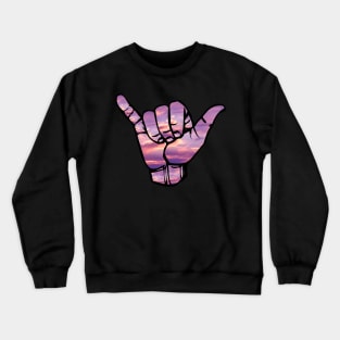 Shaka hand sign Crewneck Sweatshirt